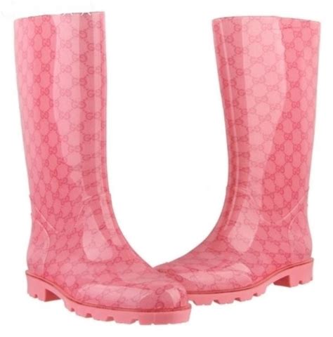 gucci wellies pink|More.